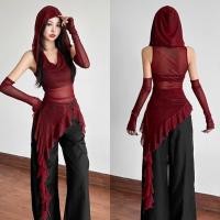 ราคา Miqi เสื้อฮู้ด ดี้ผ้าซี่ทรู แถมปลอกแขน ผ้าใส่สบาย เสื้อแขนกุด เกาหลี แฟชั่นฤดูร้อน y2k FY2801 1 (41900744733)