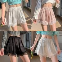 ราคา Miqi กางเกงสเตย์ ขอบลูกไม้ ชุดกันโป๊ ผ้านิ่ม เรียบเนียน ซับในขาสั้น ทรงหลวม ใส่สบายสุดๆ KK120 (28384753376)