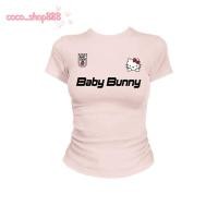 ราคา เสื้อยืดเซ็กซี่ เสื้อพิมพ์ลาย TLDX0462 เสื้อยืดสวยๆผู้หญิง แขนสั้น ทรงเข้ารูป เซ็กซี่ สไตล์อเมริกันย้อนยุคเรียบง่าย (29188089664)