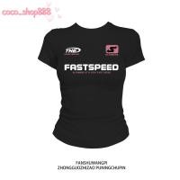 ราคา เสื้อยืดเซ็กซี่ เสื้อพิมพ์ลาย TLDX1045 เสื้อยืดสวยๆผู้หญิง แขนสั้น ทรงเข้ารูป เซ็กซี่ สไตล์อเมริกันย้อนยุคเรียบง่าย (44217445663)