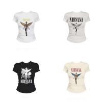 ราคา เสื้อยืดเซ็กซี่ เสื้อพิมพ์ลาย TLDX1230 เสื้อยืดสวยๆผู้หญิง แขนสั้น ทรงเข้ารูป เซ็กซี่ สไตล์อเมริกันย้อนยุคเรียบง่าย (40823193392)