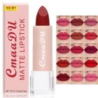 ราคา ลิปสติก ลิปทินท์ เนื้อแมตต์กํามะหยี่ กันน้ํา ติดทนนาน เซ็กซี่ สีแดง 15 สี (19895698124)