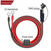 ราคา HTT รถจักรยานยนต์ Quick Release SAE สายฟิวส์ O Connector เครื่องชาร์จแบตเตอรี่อะแดปเตอร์สายไฟ 16AWG Terminal (40351781430)