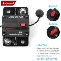 ราคา HTT 1 PC รถกันน้ําเรือ Auto AMP Circuit Breaker ฟิวส์รีเซ็ต DC 12 48V 30A 300A (41953949401)