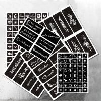 ราคา คุณภาพสูงก4กลวงกาวสักแม่แบบสติกเกอร์กึ่งถาวรขนาดเล็กสักร่างกายมือวาดศิลปะวางภาพวาด (28630380562)