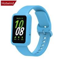 ราคา HTT ซิลิโคนนุ่มนาฬิกาสําหรับ Samsung Galaxy Fit 3 สี Candy Full Coverage ฝาครอบป้องกันสําหรับ Galaxy Watch Fit 3 อุปกรณ์เสริม (57802193639)