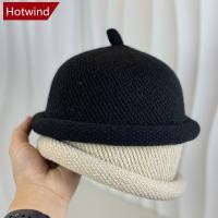ราคา HTT หมวกสไตล์ญี่ปุ่นจากผ้าขนสัตว์ สำหรับฤดูใบไม้ร่วงและฤดูหนาว ออกแบบเป็นโดมหมวกอบอุ่น พร้อมลายเหมือนผิวแตงโม (41126602454)