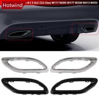 ราคา HTT รถท่อไอเสียฝาครอบ Trims เปลี่ยนท่อไอเสียท่อสําหรับ Mercedes Benz ABCE GLC CLS Class W117 W205 W177 W238 W213 W253 (40875088594)
