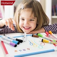 ราคา HTT 1PC 8PCS Magnetic Whiteboard Markers Erasable Liquid Chalk Markers พร้อมยางลบหมึกน้ําแห้งเร็วอุปกรณ์สํานักงาน (54602193712)