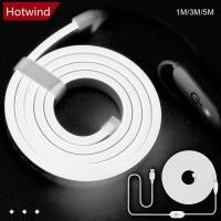 ราคา HTT LED Strip Neon Light USB DC 5V หรี่แสงได้ Touch Sensor สวิทช์ซิลิโคนยืดหยุ่นนีออนป้ายเทปกันน้ําสําหรับตกแต่งบ้านกลางแจ้ง (55252198171)