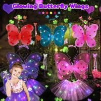 ราคา ปีกผีเสื้อเรืองแสง 3 ชิ้น กับชุดนางฟ้าสำหรับเด็ก ใช้ได้ทั้งเป็นชุดฮาโลวีนและชุดปาร์ตี้ (47902078513)