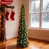ราคา HTT ต้นคริสต์มาสหดได้ใบสีเขียว 1 5 เมตร ต้นคริสต์มาสแบบพับเกลียว อุปกรณ์ตกแต่งคริสต์มาส (45901109879)