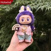 ราคา เสื้อผ้าเท่านั้น สําหรับ 17 ซม labubu v1 v2 v3 เสื้อผ้าซาตินสีชมพูสไตล์ Tang ชุด t Mini Doll เสื้อผ้าสําหรับ Labubu Ropa (41167293306)