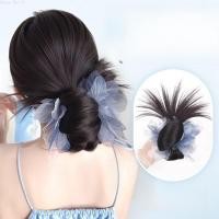 ราคา Vogue Maruko Head วิกผม Grib คลิปหญิง Laziness รู้สึกไก่ผม Low Tie Bow Headpiece ธรรมชาติปุยกลับหัววิกผมกระเป๋า (27486383940)