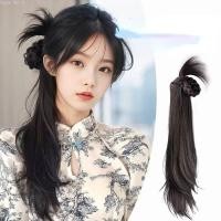 ราคา Vogue Sweet Girl Grasp Clip Temperament Ponytail Braid Wigs Hair Extensions Braided Clip in ใหม่สไตล์โบราณผมหางม้าต่ํา (26571926538)