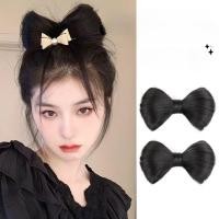 ราคา Vogue Bow Knot Bun วิกผมกิ๊บติดผมน่ารักจําลองผมสาว Lazy Coiled ผม Fluffy Magical เครื่องมือวิกผม (27168225875)