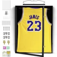 ราคา เจอร์ซีย์ กรอบแสดงกรณี กล่องเงาอะคริลิคใสขนาดใหญ่พร้อมป้องกันรังสียูวีสําหรับเบสบอลบาสเกตบอลฟุตบอลเสื้อฮอกกี้ติดผนังตู้โชว์ไม้ของขวัญสําหรับแฟนก (24843313050)