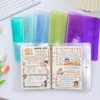ราคา A6 6 แหวน Binder สําหรับหลวม PVC Clear A5 Planner โน้ตบุ๊ค Binder เติมโน้ตบุ๊คสําหรับ 6 แหวน Planner หน้า (55601486299)