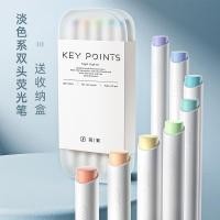 ราคา ปากกาเน้นข้อความ Morandi Marker เน้นคอนทัวร์ Double Head Marker (42458968422)