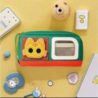 ราคา กล่องดินสอแมวน่ารักกระเป๋าเก็บดินสอเครื่องเขียนแมวสีดําน้อย (42318132489)