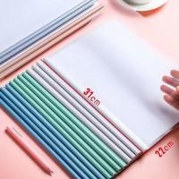 ราคา 10 แพ็คเลื่อนบาร์ปกรายงานใส โฟลเดอร์ไฟล์นําเสนอ Resume โปร่งใสออแกไนเซอร์ Binder สําหรับกระดาษขนาด A4 สีขาว (29150401293)