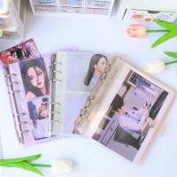 ราคา 6 Ring Binder Cover สําหรับใบหลวม PVC Clear Planner Cover Photo Binder เปลือกรีฟิลพร้อมหน้าแขน (42026457306)