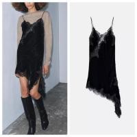 ราคา ชุดเสื้อลูกไม้สีดำ ออกแบบสมมาตร เหมาะสำหรับฤดูหนาว (50351269960)