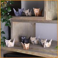 ราคา บ้าน DIY กระดาษแมว Origami พับแมวน่ารักสุนัขไดโนเสาร์ตัวเลขสัตว์ Papers ประติมากรรมตกแต่ง Papercraft Craft ชุด DIY Art Gif TH (42022381291)