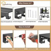 ราคา อะแดปเตอร์ T Lock สำหรับชั้นวางและแขวน GYM Rack ติดผนัง พร้อมตะขอสีดำ เหมาะสำหรับการจัดเก็บใน home gym (55352299200)