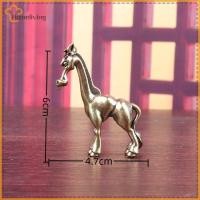 ราคา บ้านทองเหลืองโบราณม้ารูปปั้นขนาดเล็กเดสก์ท็อปเครื่องประดับตุ๊กตาสัตว์วินเทจ Miniatures ตกแต่งงานฝีมือ TH (53751589468)