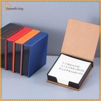 ราคา HOME Sticky Note Box พร้อม Notepads หนัง PU Memo Pad Dispenser อุปกรณ์เดสก์ท็อปสําหรับนักเรียนพนักงานออฟฟิศ TH (53002518679)