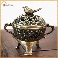 ราคา HOME Magpie Lucky กระถางธูปโลหะ Lotus กระถางธูปชามผู้ถือธูปพร้อมที่จับโยคะสมาธิตกแต่งบ้านสไตล์โบราณ TH (57700095823)