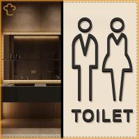 ราคา บ้านอะคริลิคสติกเกอร์ป้ายห้องน้ำแบบกำหนดเอง ออกแบบเรียบง่ายสำหรับเพศชายและเพศหญิง ผลิตภัณฑ์Made in Thailand (52550105714)