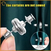 ราคา บ้าน 8 คู่ม่านแม่เหล็กหัวเข็มขัดที่ถอดออกได้ผ้าม่านคงที่หัวเข็มขัดคลิปป้องกันแสงหน้าจอปรับหน้าต่างปิดหัวเข็มขัด ไทย (56202431471)