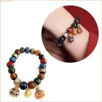 ราคา ข้อมือวินเทจ พร้อมลูกปัดเคลือบ สไตล์แฟชั่นเก๋สำหรับคนทันสมัย (50550855396)