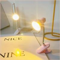 ราคา Chu แบบพกพา Tiny Clip On LED โคมไฟตั้งโต๊ะยืดหยุ่น Gooseneck Clamp บนโคมไฟตั้งโต๊ะสําหรับอ่านหนังสือ Craft Study Work Nightstand (53050000102)