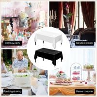 ราคา ชุดผ้าคลุมโต๊ะพลาสติก ทนทานต่อการรั่วไหลและดูแลง่าย สบายใจเมื่อใช้งานในครัวเรือน (50700944401)