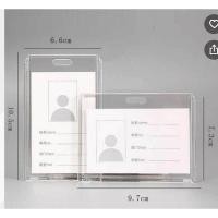 ราคา ideecraft กรอบพลาสติก acrylic ใส ใส่บัตรพนักงาน บัตรนักเรียน ใส่บัตรได้ 2 ใบ (6151125752)