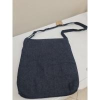 ราคา กระเป๋าผ้ายีนส์แท้ อเนกประสงค์ ขนาด 32x36cm ขยายก้น สะพายได้ มีซับใน มีซิป 2 ชั้น (28842270215)