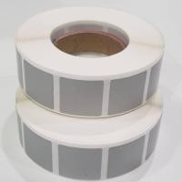 ราคา สติ๊กเกอร์แถบขูด สีเงิน ขนาด 18x18mm ของแท้ คุณภาพ ติดบัตรชิงรางวัล บัตรชิงโชค ม้วนละ 1000 ดวง (1501230505)