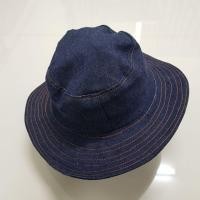 ราคา ideecraft หมวกผ้ายีนส์แท้ สวยเท่ห์ เย็บด้ายส้ม หมวกท่องเที่ยว สุดคุ้ม (4440774655)
