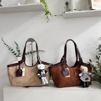 ราคา กระเป๋าหนังแกะ สไตล์ถือและสะพายข้างสำหรับสตรี (54001648293)