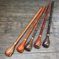 ราคา อย่าขอความช่วยเหลือชายชรามีความสุขมะกรูดรอยขีดข่วนไม้จันทน์ไม้จันทน์สีม่วงฮอร์นดอกคําฝอยลูกแพร์เกาเครื่องมือที่มีประโยชน์แกะสลักมือขนาดเ (53502196628)