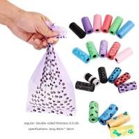 ราคา สุนัขเซ่อกระเป๋าสัตว์เลี้ยงซัพพลายถุงครอกพิมพ์แมวสุนัขเซ่อย่อยสลายได้กระเป๋ากลางแจ้งบ้านสะอาดเติมถุงขยะ (29742372502)