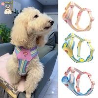 ราคา ปรับสายรัดสุนัขและสายจูงชุดที่มีเชือกลากตาข่ายนุ่มแมวแจ็คเก็ตสายรัดหลายสีเบาะปลอกคอสุนัขสายจูงชุด (25347120361)