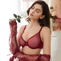 ราคา Varsbaby Womens Push Up Bra ชุดชั้นในลูกไม้ซีทรู (55852618698)