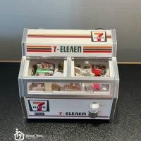 ราคา 711 ร้านสะดวกซื้อ ตู้เย็น ตู้เย็น โมเดลเครื่องประดับ ของเล่นอย่างต่อเนื่อง สร้างตู้แช่แข็งขนาดเล็ก (54452327268)