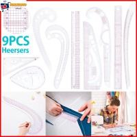 ราคา ชุดไม้บรรทัดแม่แบบ 9แบบ ลายฉลุ ทรงโค้ง สไตล์ฝรั่งเศส ไม้บรรทัดสร้างแบบ หลายสไตล์ ไม้โค้ง ไม้บรรทัด สําหรับตัดเย็บ (23938700785)