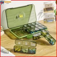 ราคา SALE 7 14 21 28ช่อง กล่องยา 7 วัน 3 ครั้งต่อวัน กล่องเก็บยา ตลับยา กล่องใส่ยา แบบพกพา ขนาดใหญ่ แบบใส (20561827025)