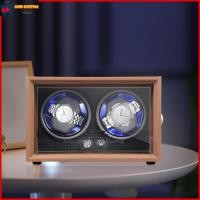 ราคา ม้วนเก็บนาฬิกาคู่กันฝุ่นสะดวกนาฬิกาไขลานกล่องที่มีหลายโหมดหมุนแสงโดยรอบมอเตอร์เงียบ ร้านค้า8060 (41772435736)